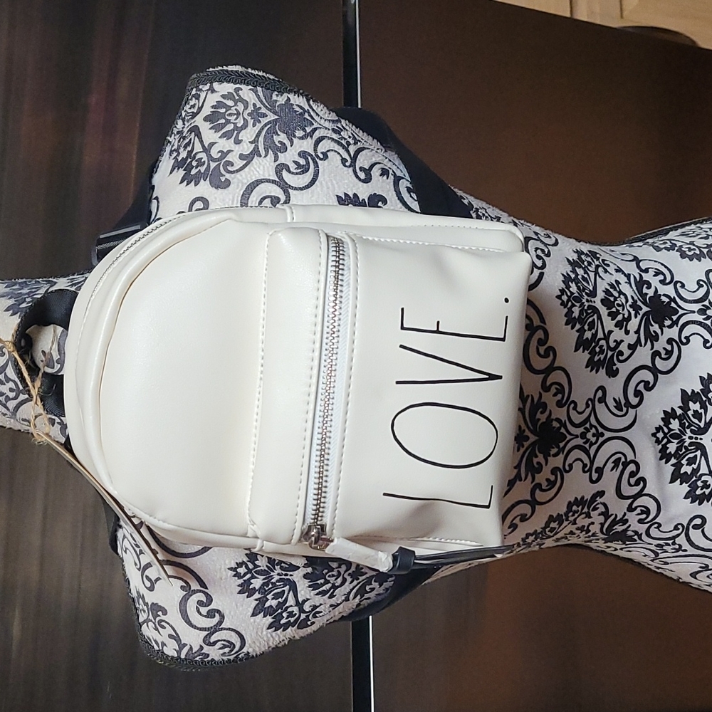 Rae Dunn Love Mini Backpack/Crossbody